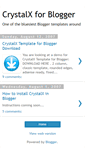 Mobile Screenshot of crystalx-template.blogspot.com