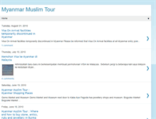 Tablet Screenshot of myanmarmuslimtour.blogspot.com