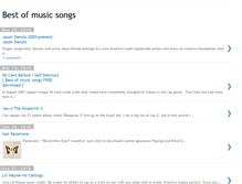 Tablet Screenshot of bestofmusicsongs.blogspot.com