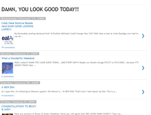 Tablet Screenshot of damnyoulookgoodtoday.blogspot.com