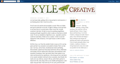 Desktop Screenshot of kyle-creative.blogspot.com