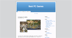 Desktop Screenshot of bestofpcgames.blogspot.com