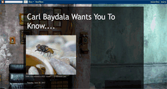 Desktop Screenshot of carl-baydala-wants-you-to-know.blogspot.com