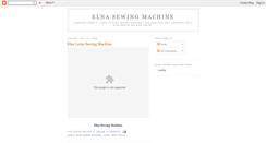 Desktop Screenshot of elnasewingmachine.blogspot.com