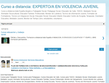 Tablet Screenshot of cursoviolenciajuvenil.blogspot.com