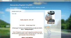 Desktop Screenshot of alexchurch.blogspot.com