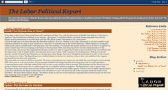 Desktop Screenshot of laborpoliticalreport.blogspot.com