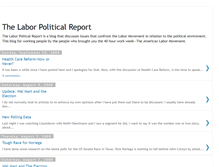 Tablet Screenshot of laborpoliticalreport.blogspot.com