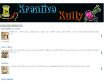 Tablet Screenshot of kreative-kutty.blogspot.com