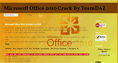 Desktop Screenshot of microsoftoffice-2010-crack.blogspot.com