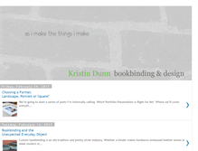 Tablet Screenshot of kristindunn.blogspot.com
