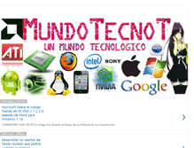 Tablet Screenshot of mundotecnot.blogspot.com