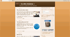 Desktop Screenshot of la-otra-musica.blogspot.com