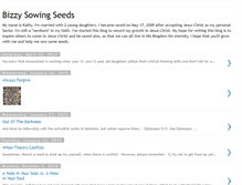 Tablet Screenshot of bizzysowingseeds.blogspot.com