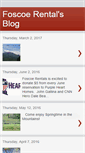 Mobile Screenshot of foscoerentals.blogspot.com