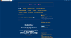 Desktop Screenshot of post-art-nhl.blogspot.com