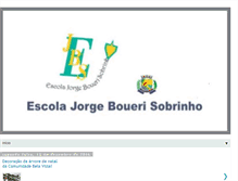 Tablet Screenshot of escolajorgebsobrinho.blogspot.com