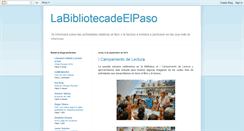 Desktop Screenshot of bibliotecaelpaso.blogspot.com