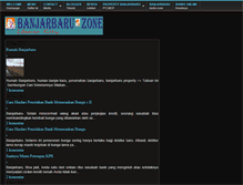 Tablet Screenshot of banjarbaru-zone.blogspot.com