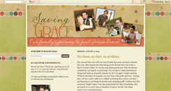 Desktop Screenshot of oursavinggrace.blogspot.com