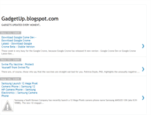 Tablet Screenshot of gadgetup.blogspot.com
