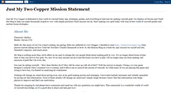 Desktop Screenshot of justmytwocoppermissionstatement.blogspot.com