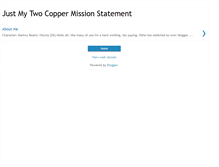 Tablet Screenshot of justmytwocoppermissionstatement.blogspot.com