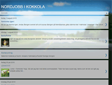 Tablet Screenshot of kokkolabloggen.blogspot.com