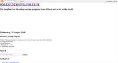 Desktop Screenshot of nursing-college.blogspot.com