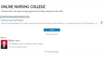 Tablet Screenshot of nursing-college.blogspot.com