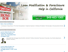 Tablet Screenshot of loanmodificationandforeclosures.blogspot.com