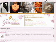 Tablet Screenshot of glamour-organizacaoeventos.blogspot.com