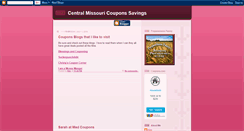 Desktop Screenshot of centralmissouricoupons.blogspot.com