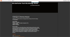 Desktop Screenshot of microbehunter.blogspot.com