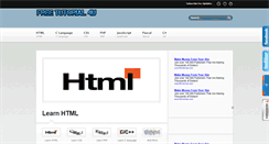 Desktop Screenshot of freetutorial-4u.blogspot.com