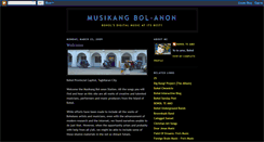 Desktop Screenshot of musikangbolanon.blogspot.com