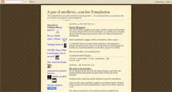 Desktop Screenshot of homenajealostemplarios.blogspot.com