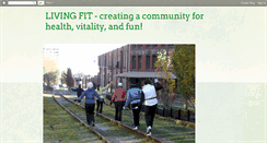 Desktop Screenshot of living-fit.blogspot.com