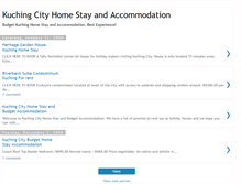 Tablet Screenshot of kuchingcityhomestay.blogspot.com