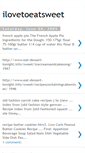 Mobile Screenshot of ilovetoeatsweet.blogspot.com