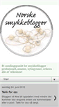 Mobile Screenshot of norskesmykkeblogger.blogspot.com
