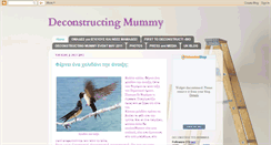 Desktop Screenshot of deconstructingmummy.blogspot.com