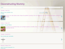 Tablet Screenshot of deconstructingmummy.blogspot.com