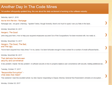 Tablet Screenshot of codemines.blogspot.com