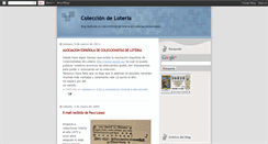 Desktop Screenshot of coleccionloteria.blogspot.com