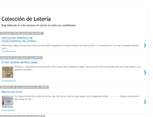 Tablet Screenshot of coleccionloteria.blogspot.com