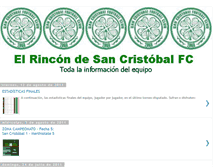 Tablet Screenshot of elrincondesancristobalfc.blogspot.com