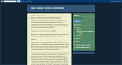 Desktop Screenshot of baycolonytennis.blogspot.com