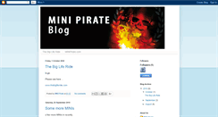 Desktop Screenshot of minipirateblog.blogspot.com