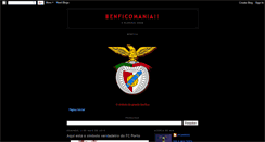 Desktop Screenshot of benficomania.blogspot.com